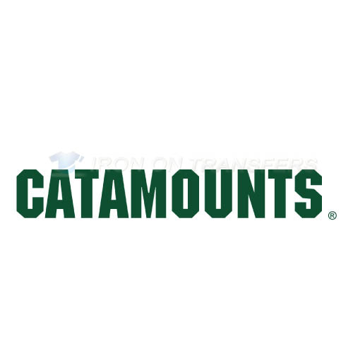 Vermont Catamounts Logo T-shirts Iron On Transfers N6808 - Click Image to Close